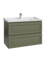 Тумба с раковиной Caprigo Wales Смальти 90 олива