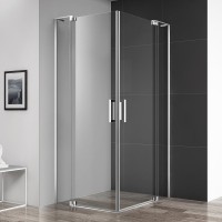 Душевой уголок Cezares Slider AH 2 70/80-80/90 C Cr профиль хром, стекло прозрачное