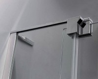 Душевой уголок Cezares Slider AH 2 70/80-80/90 C Cr профиль хром, стекло прозрачное