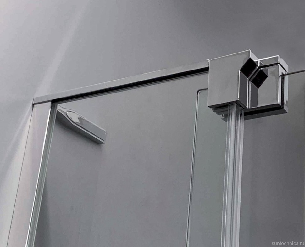 Душевой уголок Cezares Slider AH 2 70/80-80/90 C Cr профиль хром, стекло прозрачное