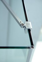 Душевой уголок Cezares Slider AH 2 70/80-80/90 C Cr профиль хром, стекло прозрачное