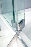 Душевой уголок Cezares Slider AH 2 70/80-80/90 C Cr профиль хром, стекло прозрачное