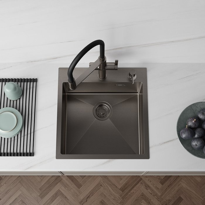 Мойка кухонная IDDIS Haze HAZ49GMi77 графит