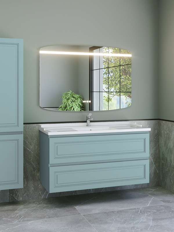 Мебель для ванной комнаты Caprigo Wales 120 антарктида