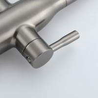 Смеситель для кухни Frap F4397-9 оружейная сталь