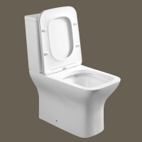 Унитаз-компакт напольный Ceruttispa Elleros CT10093 безободковый, с микролифтом, белый