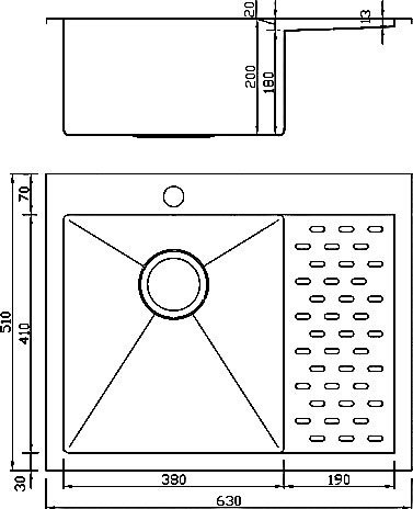 Мойка кухонная Seaman Eco Marino SMB-6351PRS