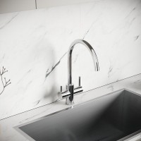 Смеситель для кухни Sancos Taper, с краном под фильтр для питьевой воды, хром, SC4012CH