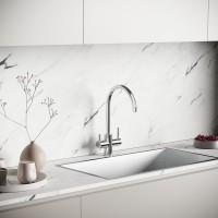 Смеситель для кухни Sancos Taper, с краном под фильтр для питьевой воды, хром, SC4012CH