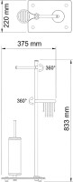 Стойка Wasserkraft Elbe K-1264BLACK