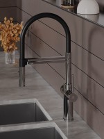 Смеситель для кухни Agger Elegant A3252500 с гибким изливом, хром глянцевый