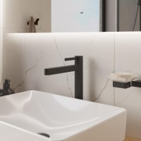 Смеситель для раковины Hansgrohe Finoris 260 76070670 матовый черный