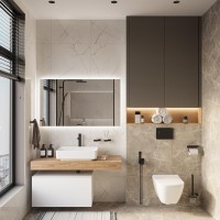 Смеситель для раковины Hansgrohe Finoris 260 76070670 матовый черный