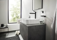 Смеситель для раковины Hansgrohe Finoris 260 76070670 матовый черный