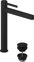 Смеситель для раковины Hansgrohe Finoris 260 76070670 матовый черный