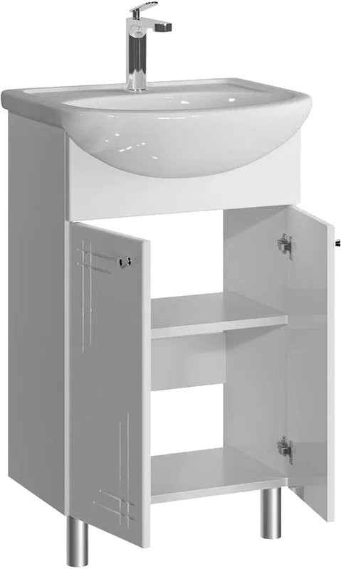 Мебель для ванной комнаты SanStar Июнь 50 раковина Элегия