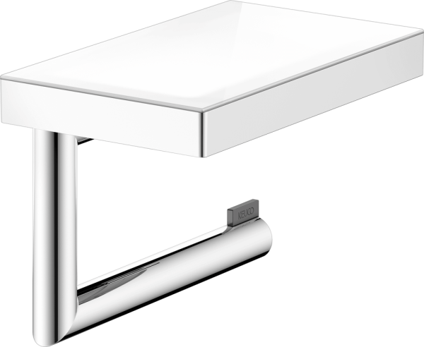 Держатель туалетной бумаги Keuco Reva 12873019000 с полкой для телефона, хром