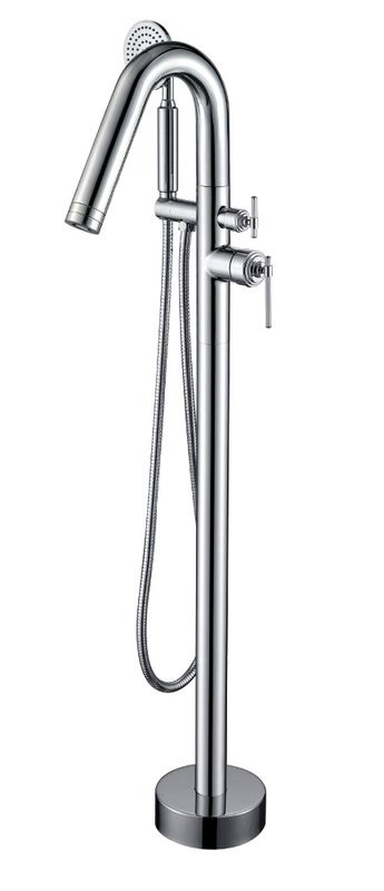 Напольный смеситель для ванны с душем Boheme Eterna 179-CR С ВНУТРЕННЕЙ ЧАСТЬЮ, chrome