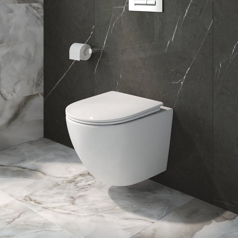Унитаз подвесной BelBagno Uno BB5177CH-TOR/SC безободковый