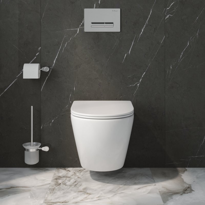 Унитаз подвесной BelBagno Uno BB5177CH-TOR/SC безободковый