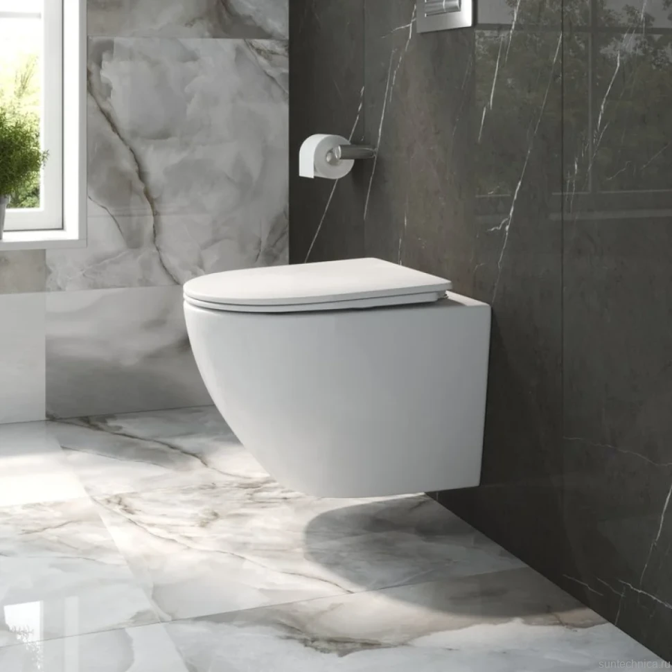 Унитаз подвесной BelBagno Uno BB5177CH-TOR/SC безободковый