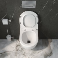 Унитаз подвесной BelBagno Uno BB5177CH-TOR/SC безободковый