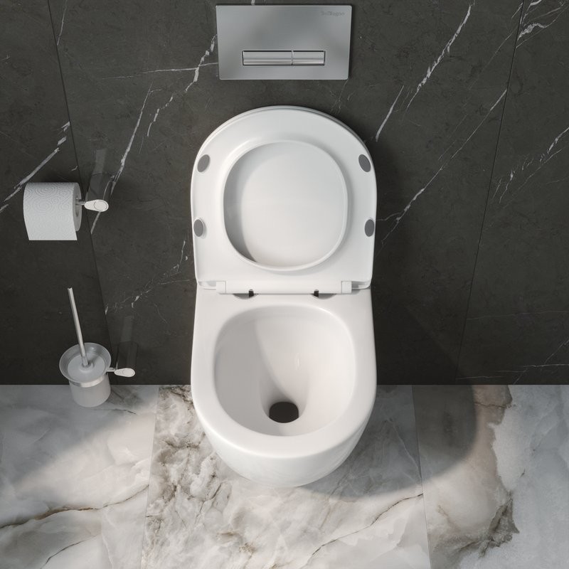 Унитаз подвесной BelBagno Uno BB5177CH-TOR/SC безободковый