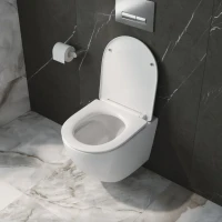 Унитаз подвесной BelBagno Uno BB5177CH-TOR/SC безободковый Унитаз подвесной BelBagno Uno BB5177CH-TOR/SC безободковый