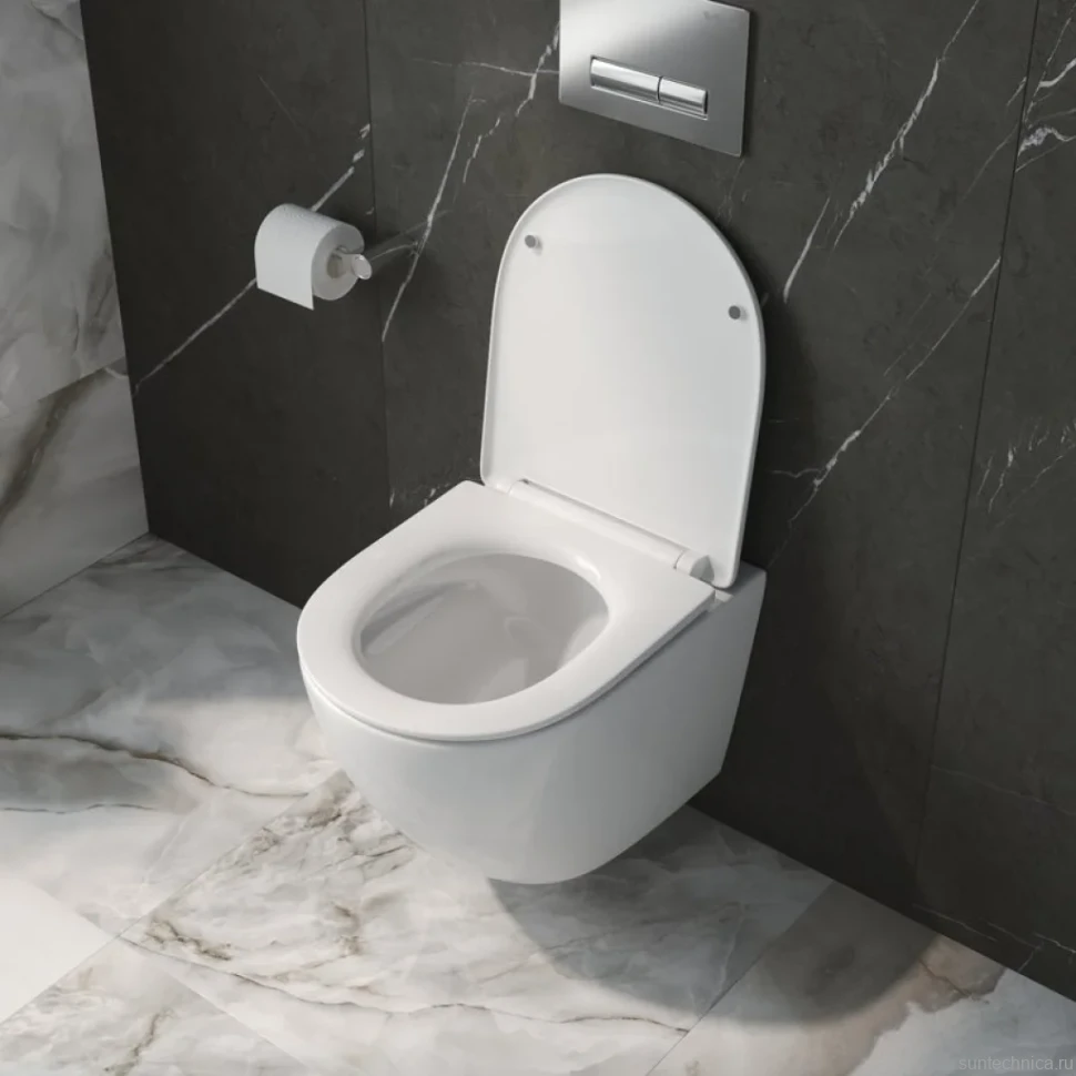 Унитаз подвесной BelBagno Uno BB5177CH-TOR/SC безободковый