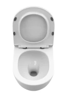 Унитаз подвесной BelBagno Uno BB5177CH-TOR/SC безободковый Унитаз подвесной BelBagno Uno BB5177CH-TOR/SC безободковый