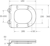 Унитаз подвесной BelBagno Uno BB5177CH-TOR/SC безободковый