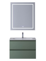 Мебель для ванной комнаты BelBagno Kraft 70 подвесная, матовая еловая, раковина bb700etl