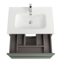 Мебель для ванной комнаты BelBagno Kraft 70 подвесная, матовая еловая, раковина bb700etl