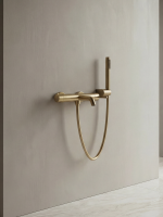 Смеситель для ванны с душем AltroBagno Unione 0226BG матовое золото