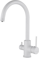 Комплект Мойка GranFest Quarz Z17 белый + Смеситель Kaiser Merkur 26744-4 белый + Измельчитель Bone Crusher BC 810-SL Slim Line