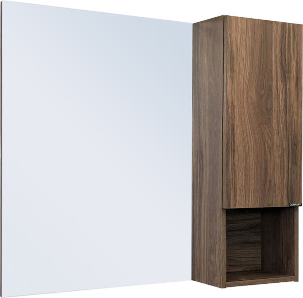 Зеркало Comforty Бордо 90 дуб тёмно-коричневый