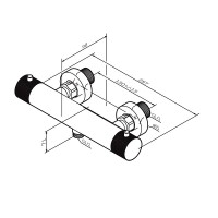 Термостатический смеситель AM.PM Libre F6040000 хром