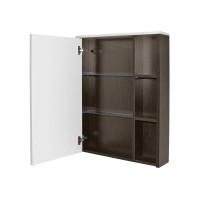 Зеркальный шкаф "БОСКО-55" бел./венге(ПВХ) Зеркальный шкаф "БОСКО-55" бел./венге(ПВХ)