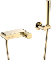 Смеситель для ванны с душем Boheme Stick 123-GG.2 gold touch gold Смеситель для ванны с душем Boheme Stick 123-GG.2 gold touch gold