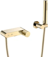 Смеситель для ванны с душем Boheme Stick 123-GG.2 gold touch gold