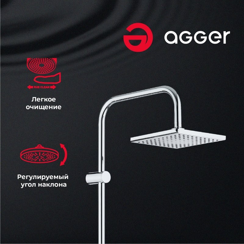Душевой комплект Agger Right Right A2994000
