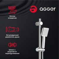 Душевой комплект Agger Right Right A2994000