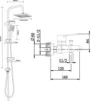 Душевой комплект Agger Right Right A2994000