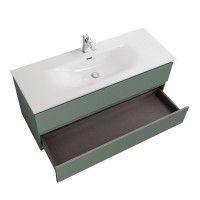 Мебель для ванной комнаты BelBagno Kraft 120 подвесная, матовая еловая, раковина bb-8099-120