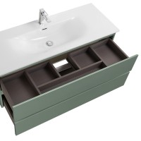 Мебель для ванной комнаты BelBagno Kraft 120 подвесная, матовая еловая, раковина bb-8099-120