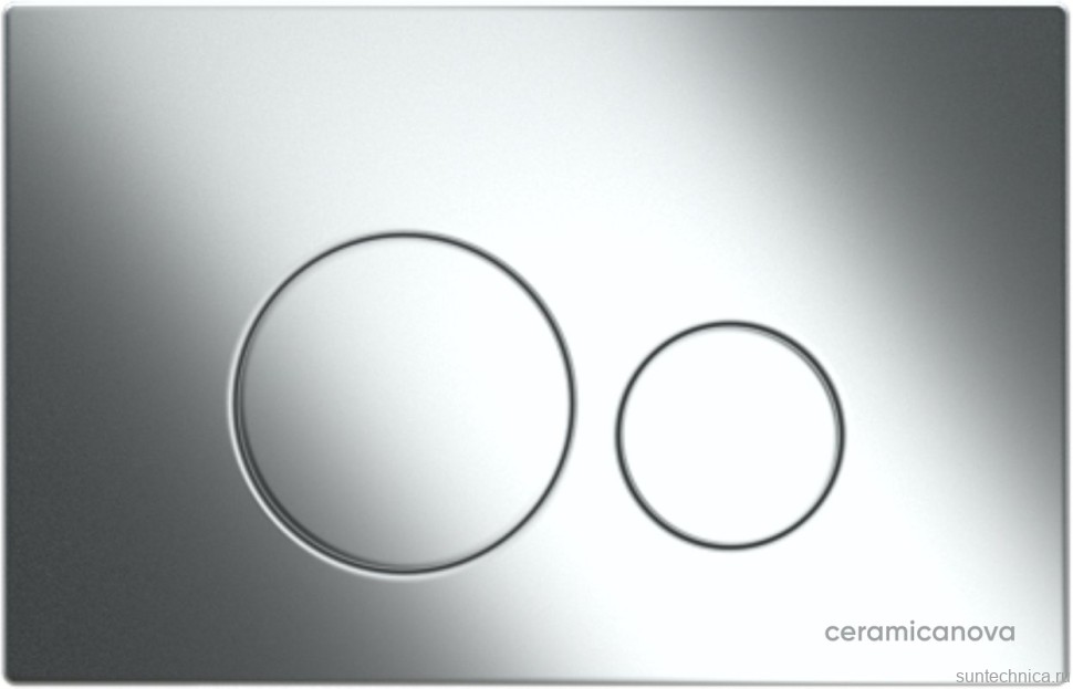 Комплект Унитаз подвесной Ceramicanova Forma CN3009 безободковый, с микролифтом + Инсталляция Envision CN1001CH + Кнопка Round, хром