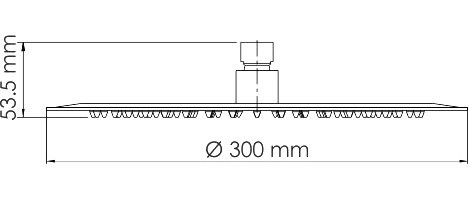Верхний душ Wasserkraft Mindel A161
