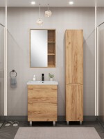 Тумба с раковиной SanStar Diva 50 напольная, Gold Kraft, раковина Como 50