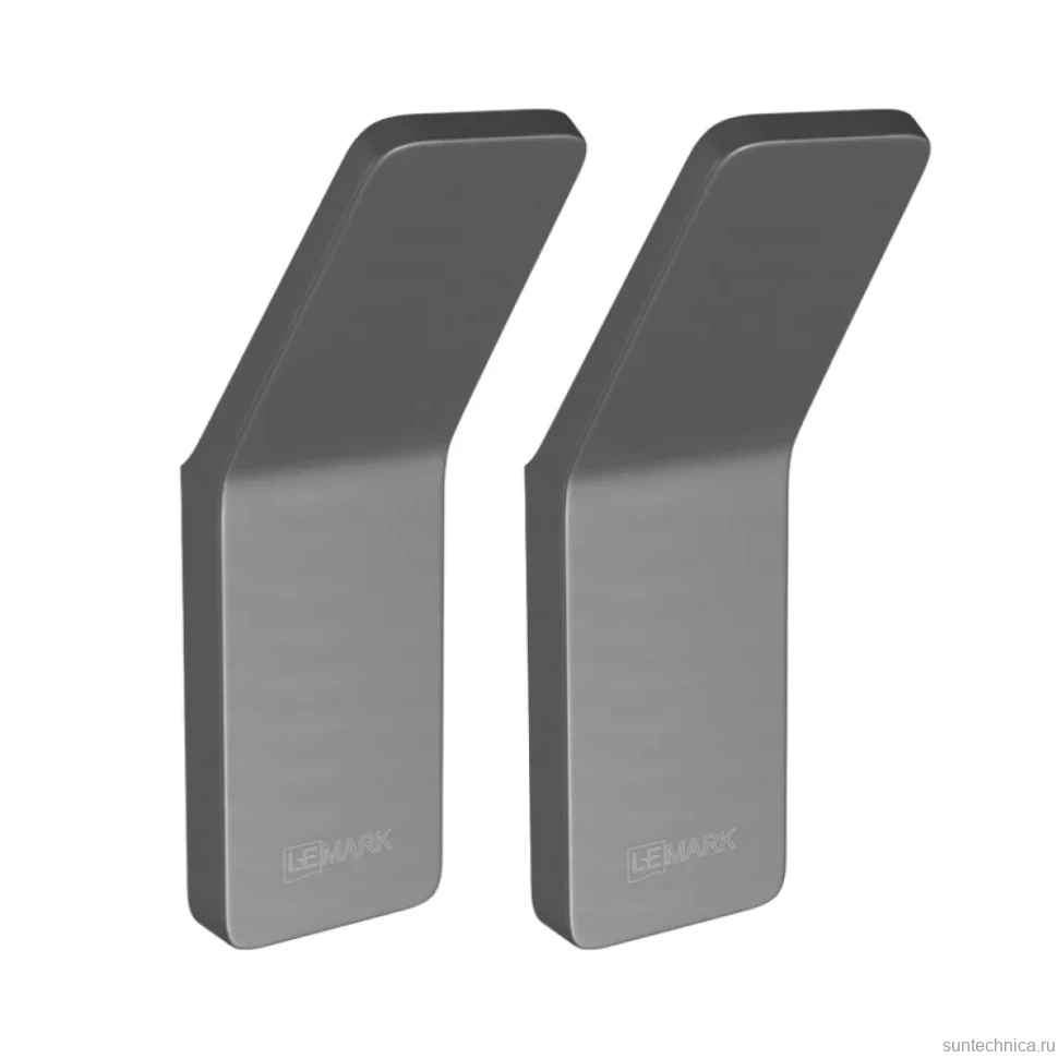 Крючок Lemark Smooth line 9716003 графит, 2 шт