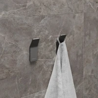 Крючок Lemark Smooth line 9716003 графит, 2 шт Крючок Lemark Smooth line 9716003 графит, 2 шт